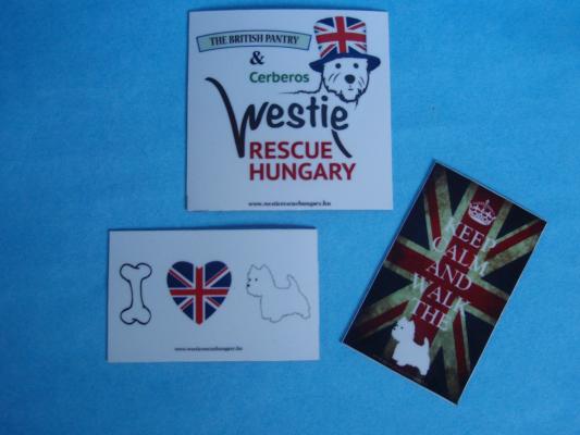 3 WESTIE MAGNETS (proceeds to Westie Rescue Hungary)